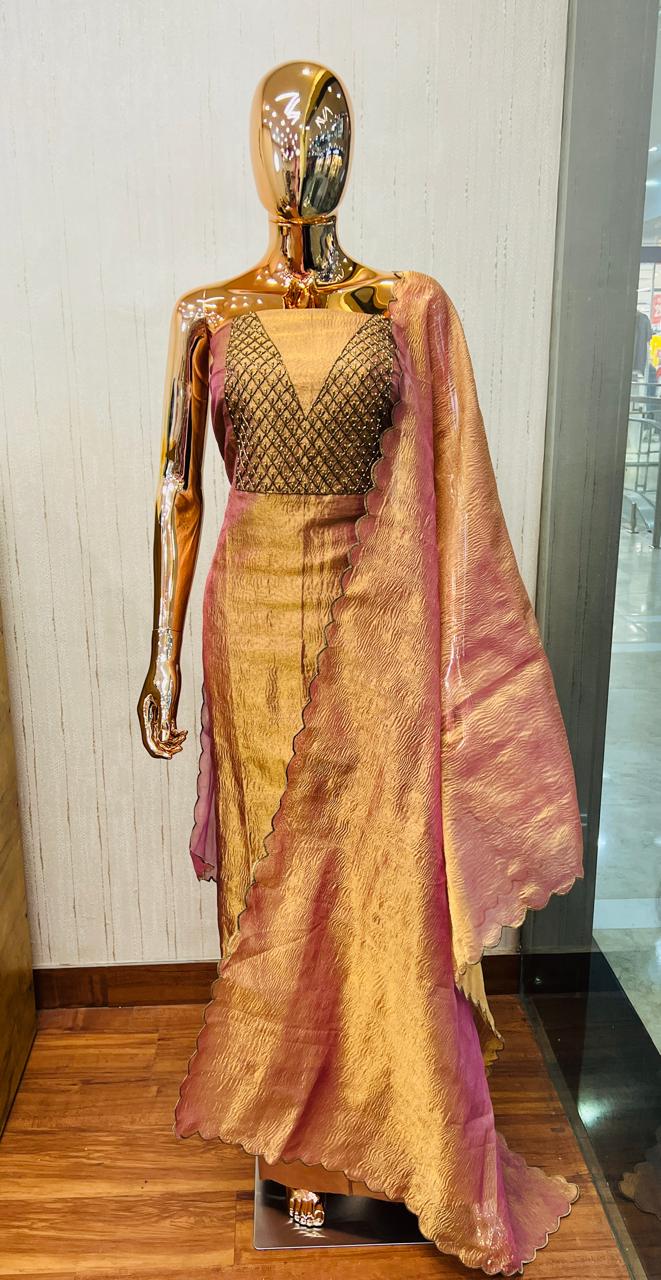 Pink  and golden texture